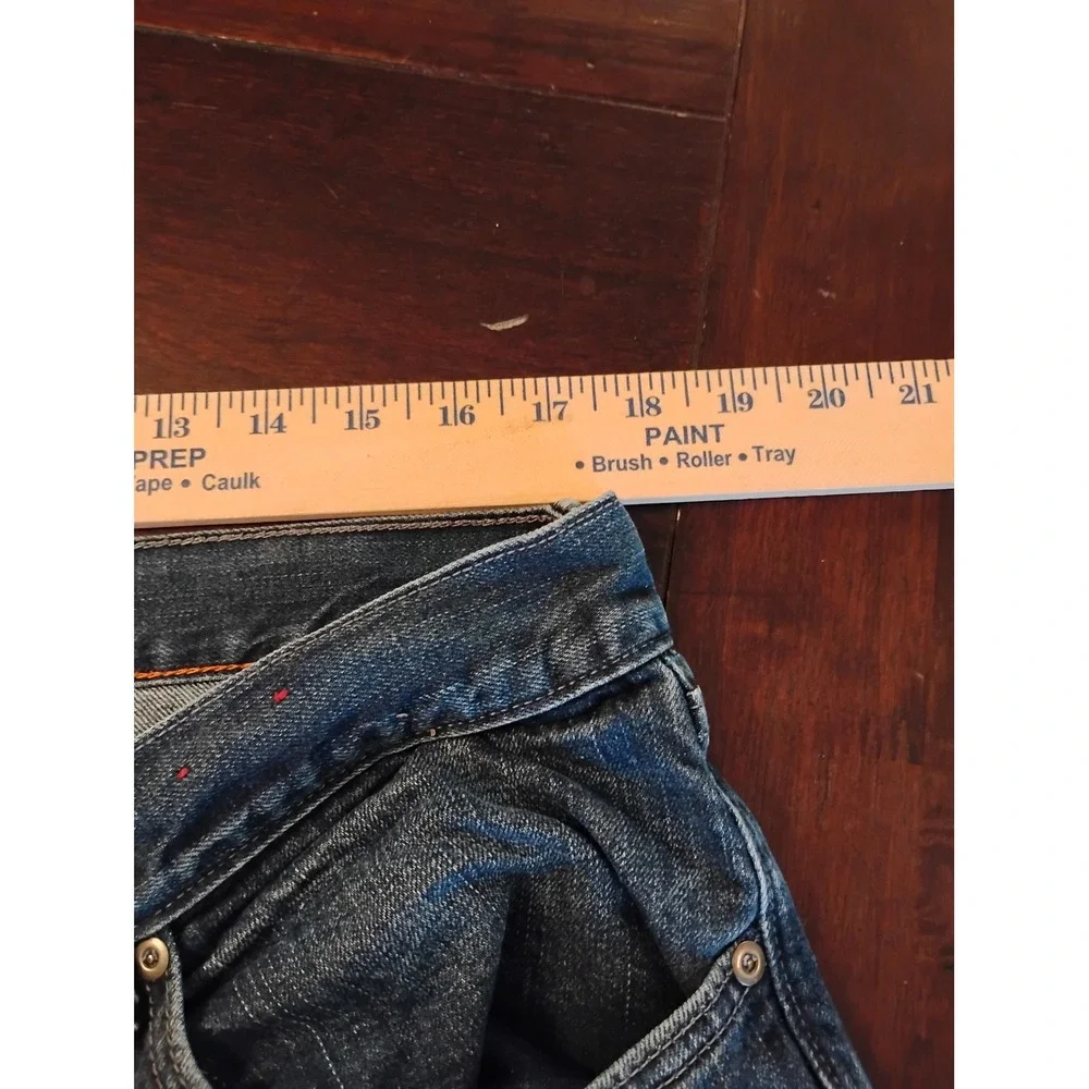 Banana Republic Vintage Straight Jeans Mens 36x34 Medium Wash Blue Denim Pants
